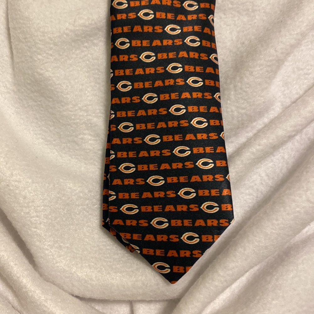 Chicago Bears 100% Silk Tie